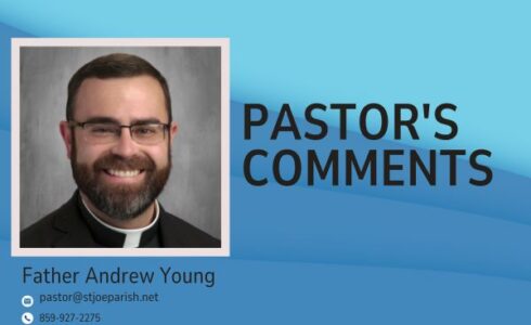 Pastor’s Comments | March 1, 2026