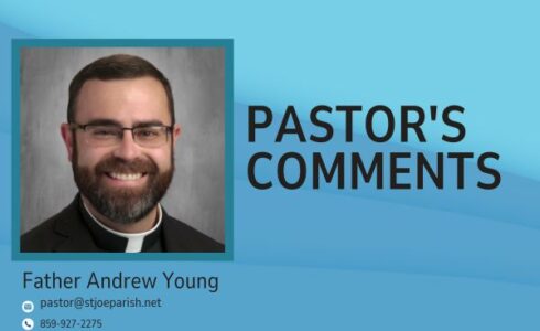 Pastor’s Comments |  August 11, 2024