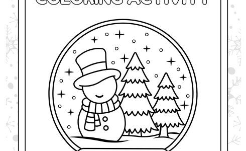 Winter Coloring Pages